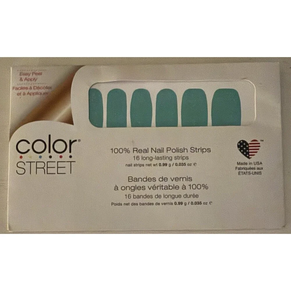 RETIRED NEW Color Street Nail Strips Set of Blue Raspberry